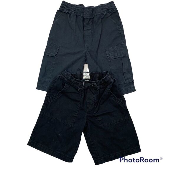 Lot of two Pairs of Boys Childrens Place Black Shorts Both Size 7 - Picture 2 of 13